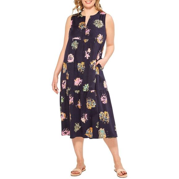 NWT NIC+ZOE Plus Bright Spot Dress - Picture 1 of 5